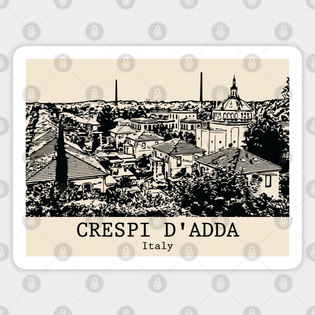 Crespi d'Adda - Italy Magnet by Lakeric